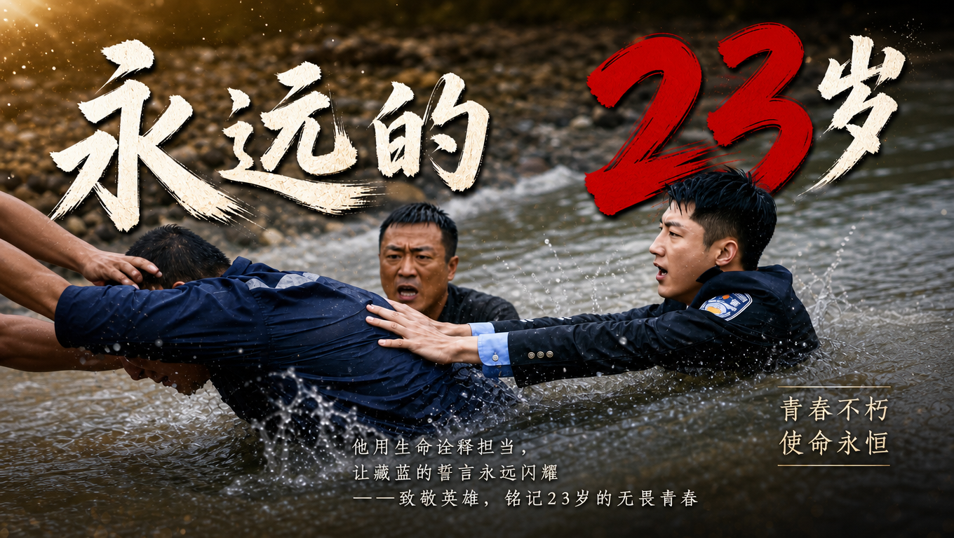 23岁民警两次下水救人仅隔十九天，这一次群众获救，他却再也没上岸