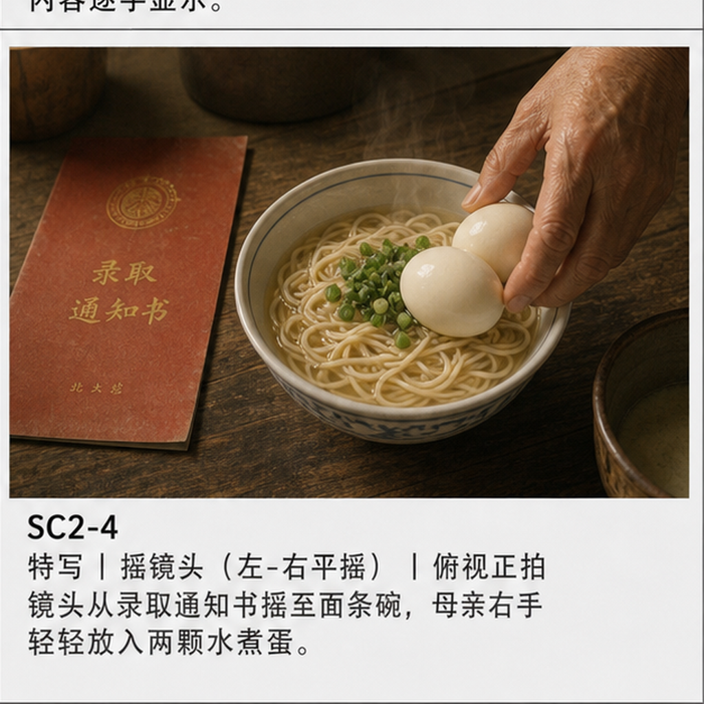 母亲亲手做的那碗面