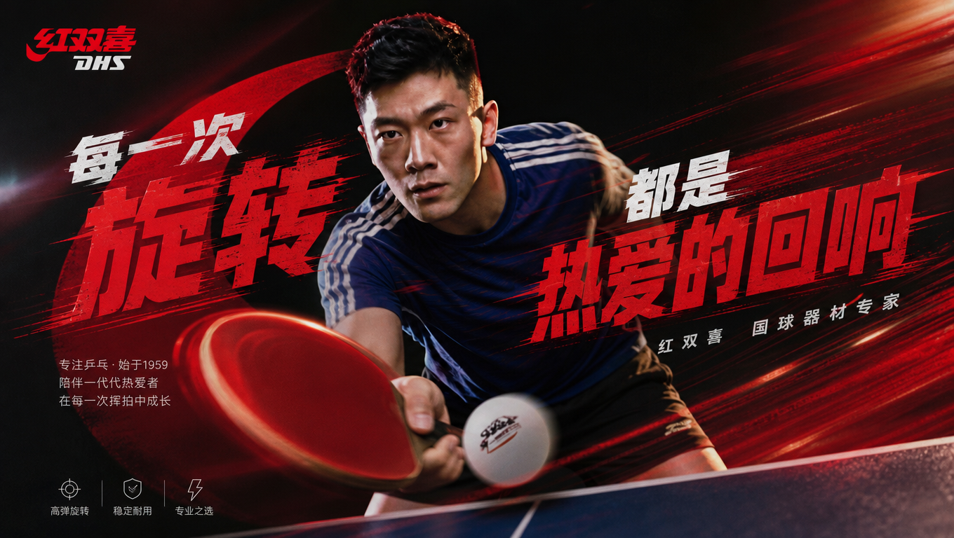 每一次旋转，都是热爱的回响｜红双喜
