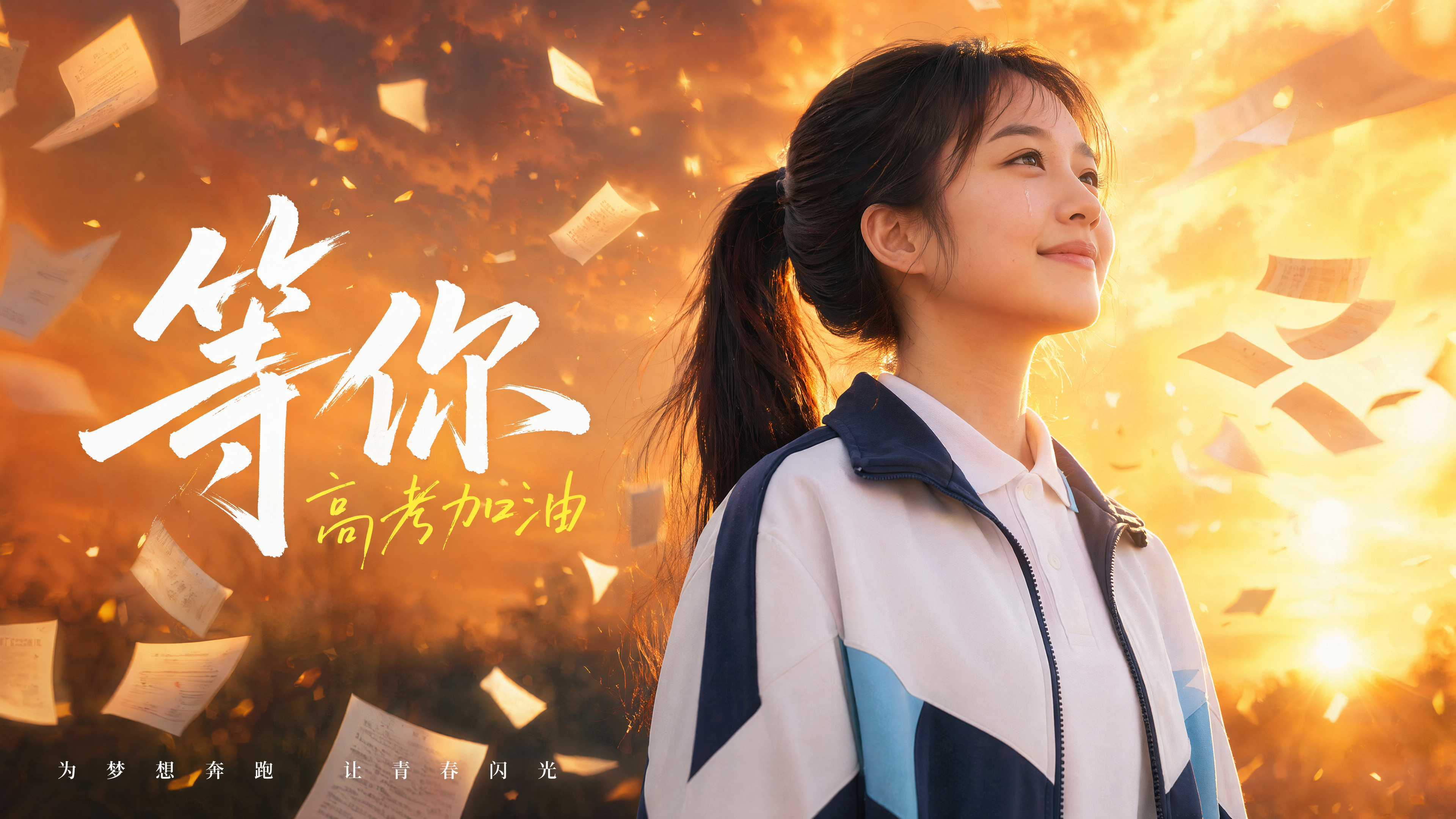 等你一起为高考加油