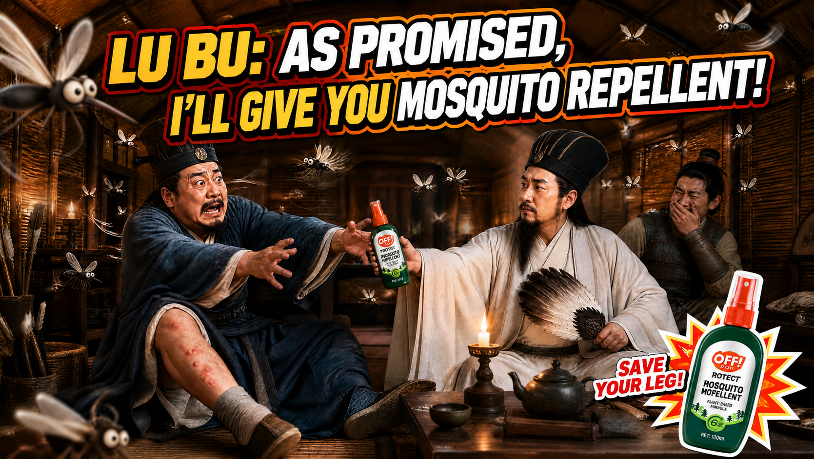 [Plot Marketing] Borrowing arrows with straw boats, Lu Su was first taken down by mosquitoes.